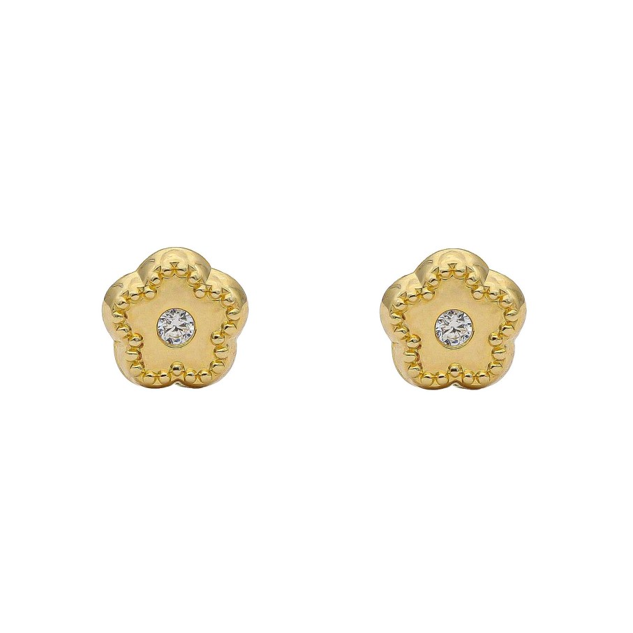 Joyas Oro 18K Joyeria Luis Luna | Pendientes Florin Oro 18K