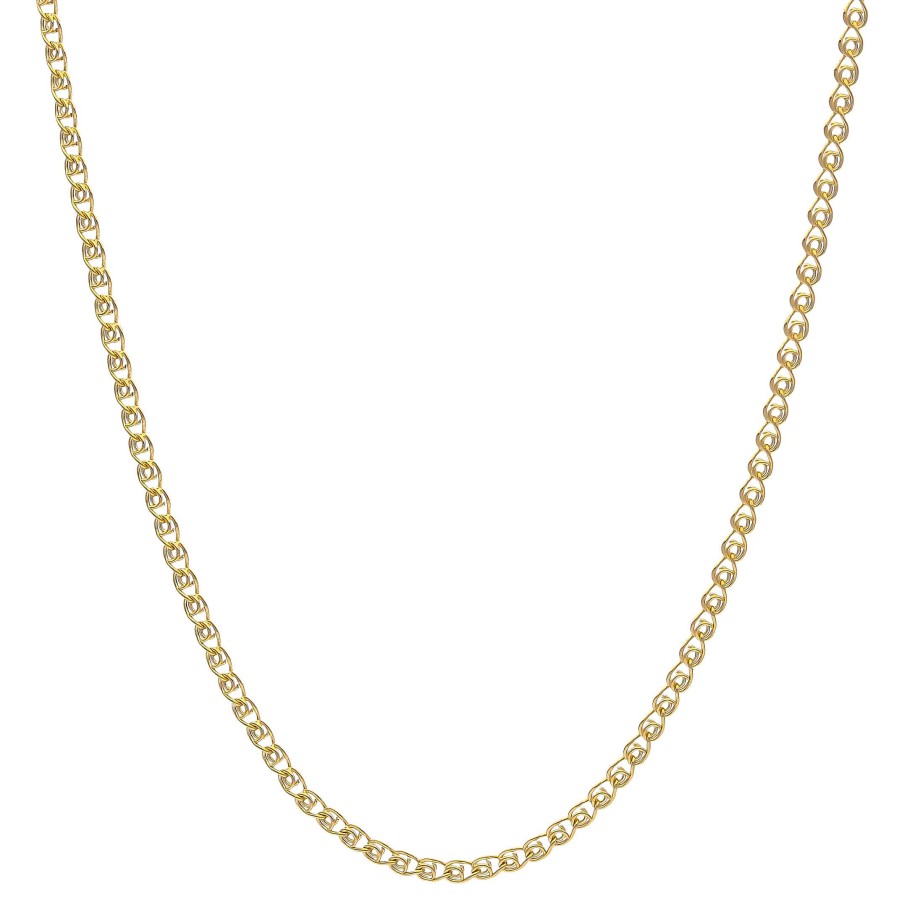 Joyas Oro 18K Joyeria Luis Luna | Cadena Milanesa 45Cm Oro 18K