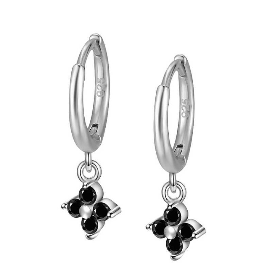 Joyas Plata Joyeria Luis Luna | Aros Glam Black Plata