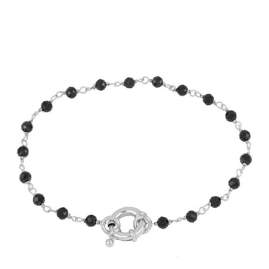 Joyas Plata Joyeria Luis Luna | Pulsera Amur Espinela Plata