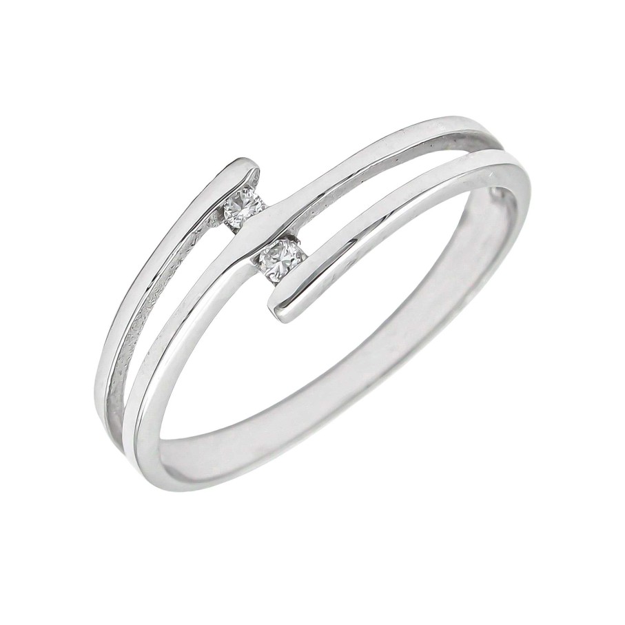 Boda Joyeria Luis Luna | Anillo Ann Diamantes 0,03Ct G-Vs Oro Blanco 18K