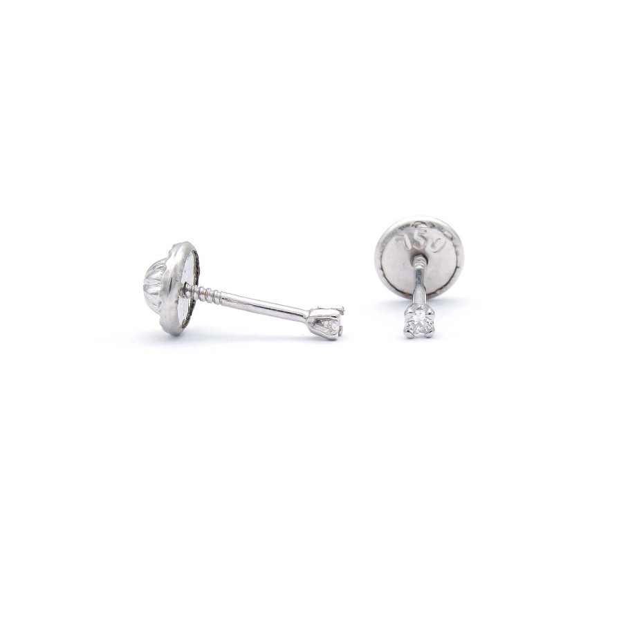 Diamantes Joyeria Luis Luna | Pendientes Easy Diamantes Oro Blanco 18K