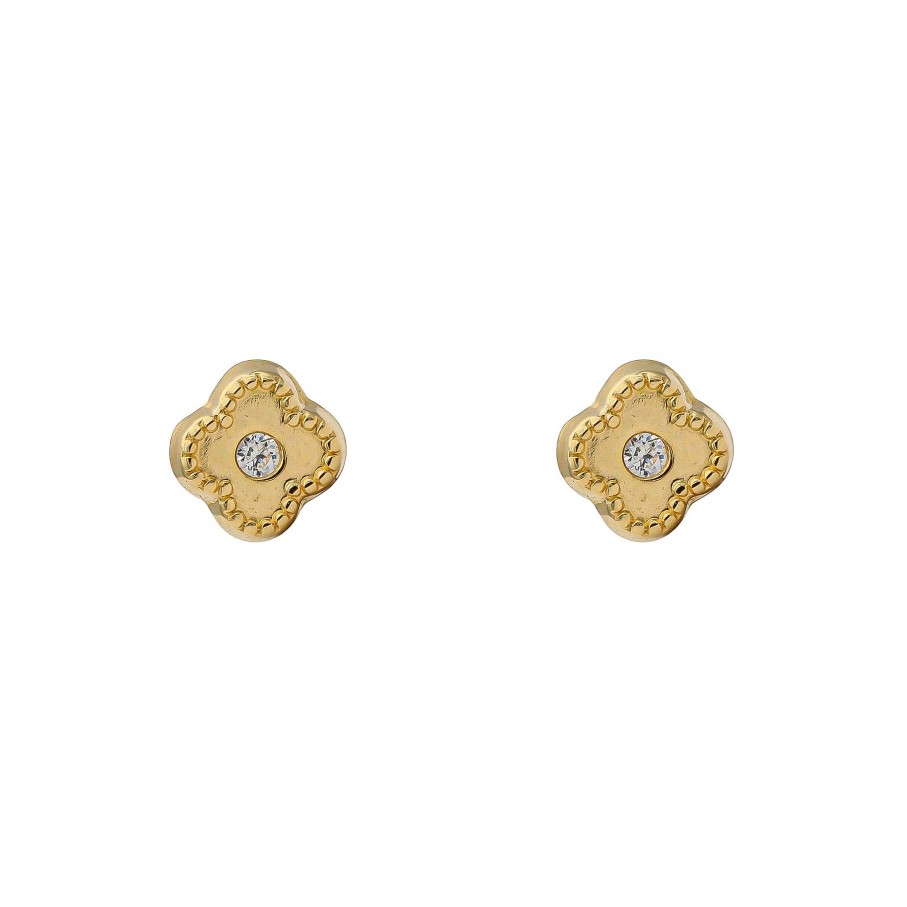 Joyas Oro 18K Joyeria Luis Luna | Pendientes Tr Bol Oro 18K