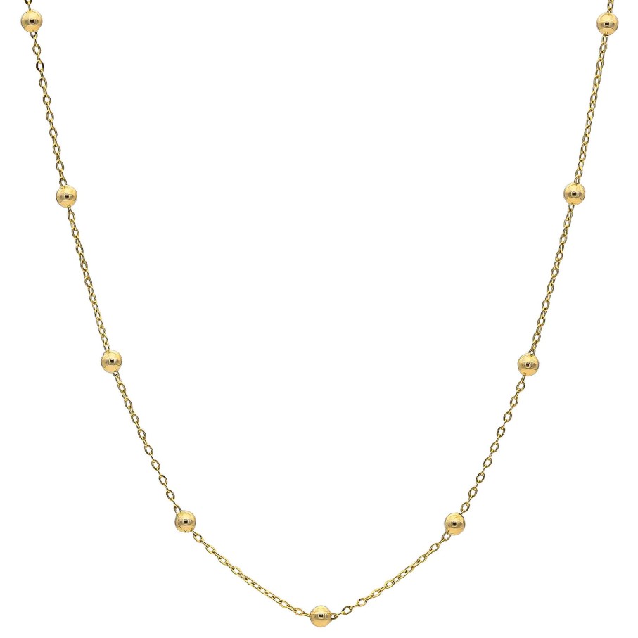 Joyas Oro 18K Joyeria Luis Luna | Cadena Balls 45Cm Oro 18K