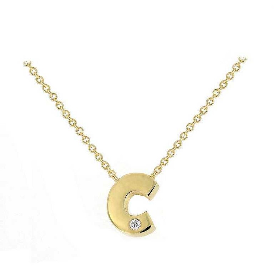 Diamantes Joyeria Luis Luna | Gargantilla Diamond Letter Oro 18K