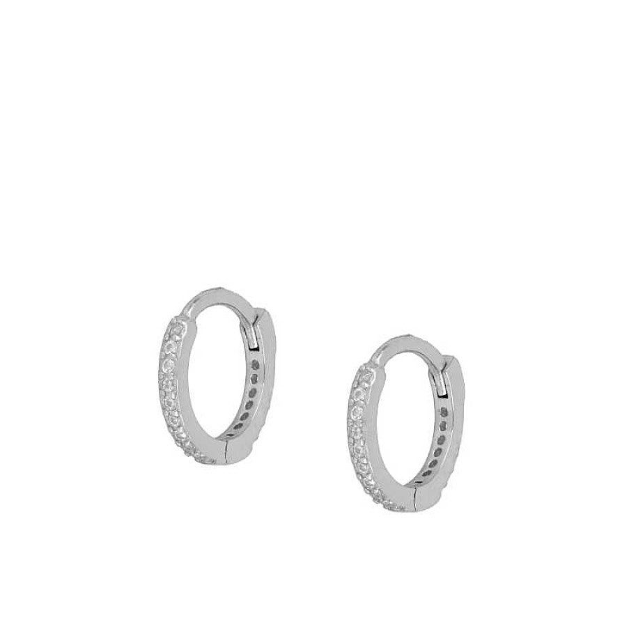 Joyas Plata Joyeria Luis Luna | Aros Helena 12Mm Plata