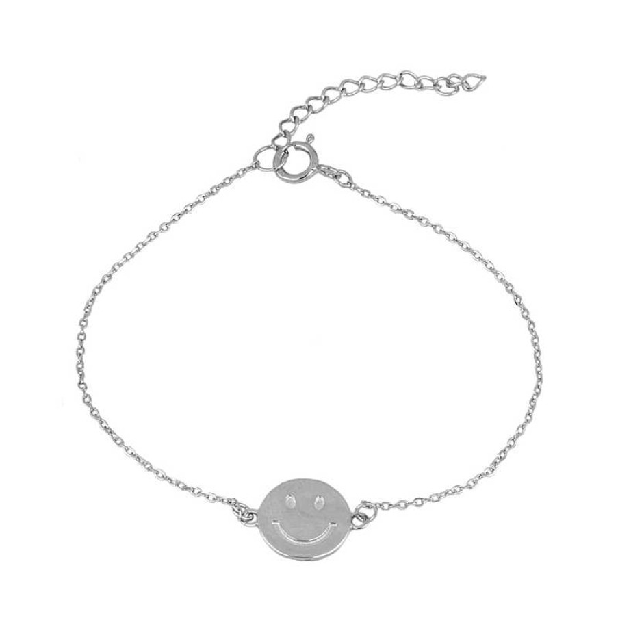 Joyas Plata Joyeria Luis Luna | Pulsera Smiley Plata