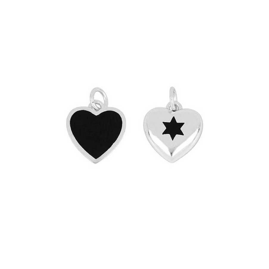 Joyas Plata Joyeria Luis Luna | Collar Heart Black Plata