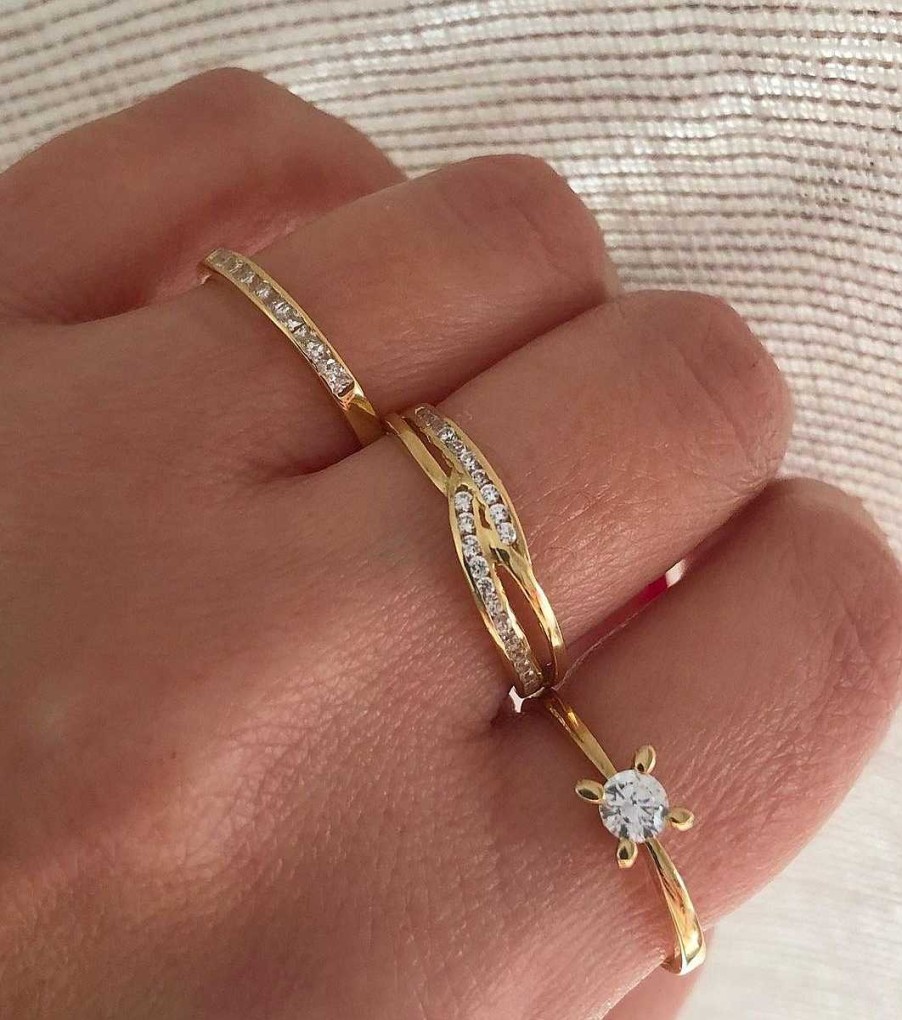 Boda Joyeria Luis Luna | Solitario Luar Oro 18K