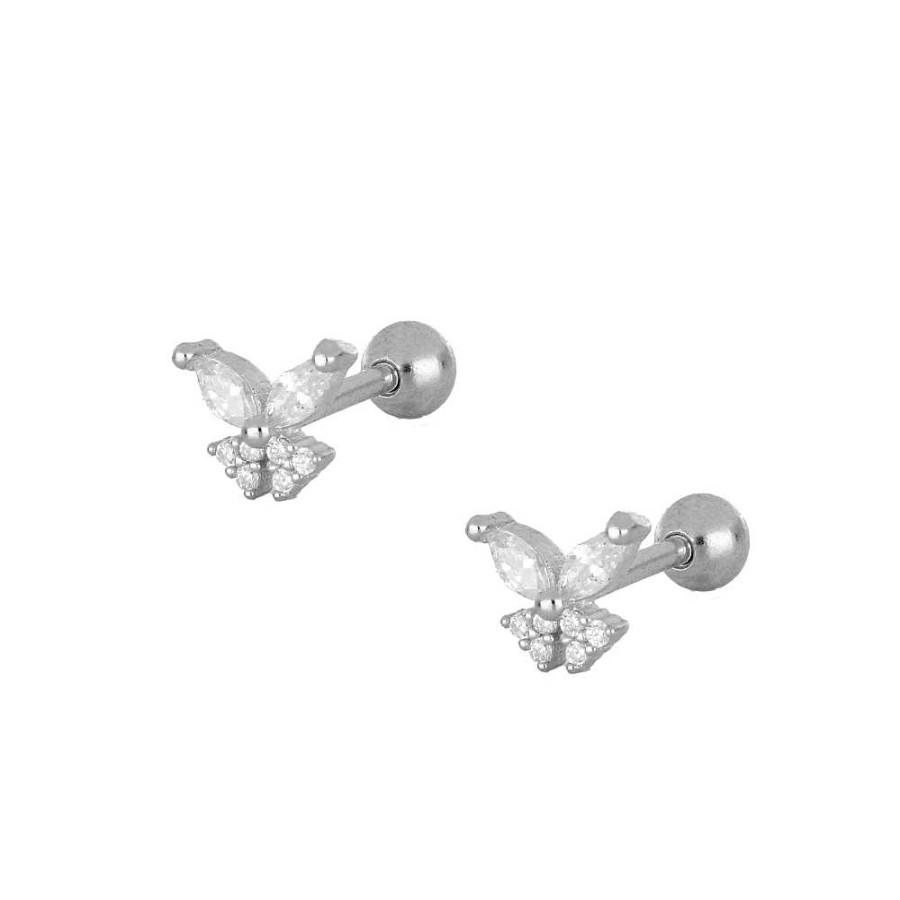 Joyas Plata Joyeria Luis Luna | Piercing Butterfly Plata