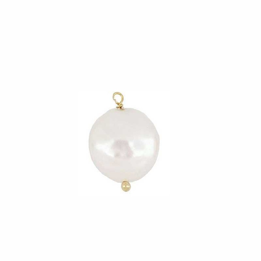 Joyas Plata Joyeria Luis Luna | Charm Ball Pearl Plata Dorada