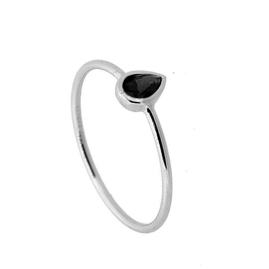 Joyas Plata Joyeria Luis Luna | Anillo Belisa Black Plata