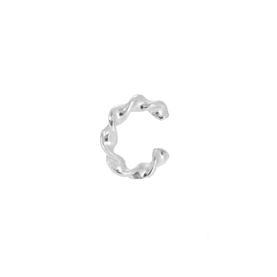 Joyas Plata Joyeria Luis Luna | Ear Cuff Curly Plata