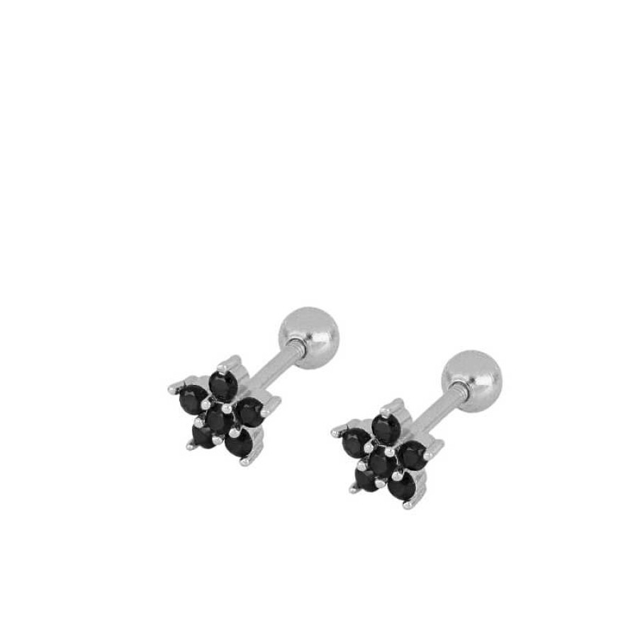 Joyas Plata Joyeria Luis Luna | Piercing Estrella Polar Black Plata