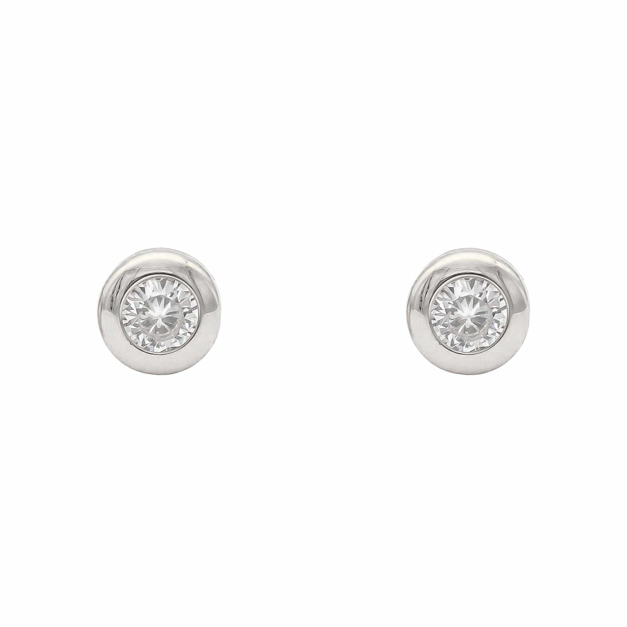 Joyas Oro 18K Joyeria Luis Luna | Pendientes Alice Oro Blanco 18K