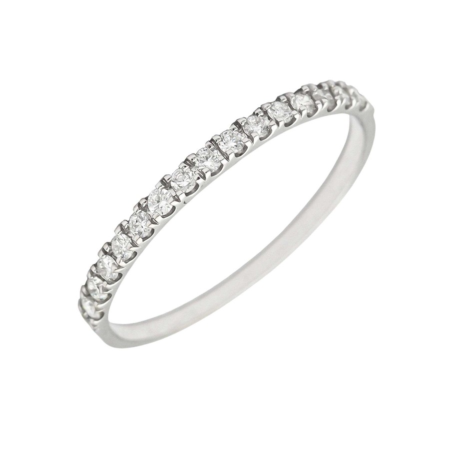 Boda Joyeria Luis Luna | Media Alianza Bella Diamantes 0,20Ct G-Vs Oro Blanco 18K