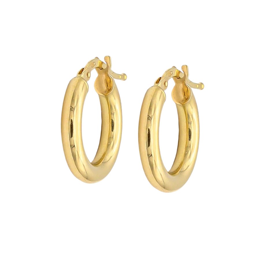 Joyas Oro 18K Joyeria Luis Luna | Aros Tubo Spesso Oro 18K