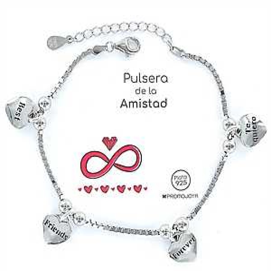 Joyas Plata Joyeria Luis Luna | Pulsera De La Amistad Plata