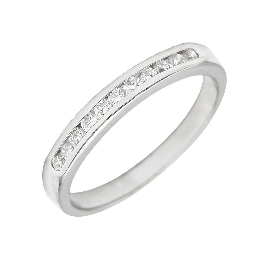 Boda Joyeria Luis Luna | Media Alianza Isha Diamantes 0,25Ct E-Vs1 Oro Blanco 18K