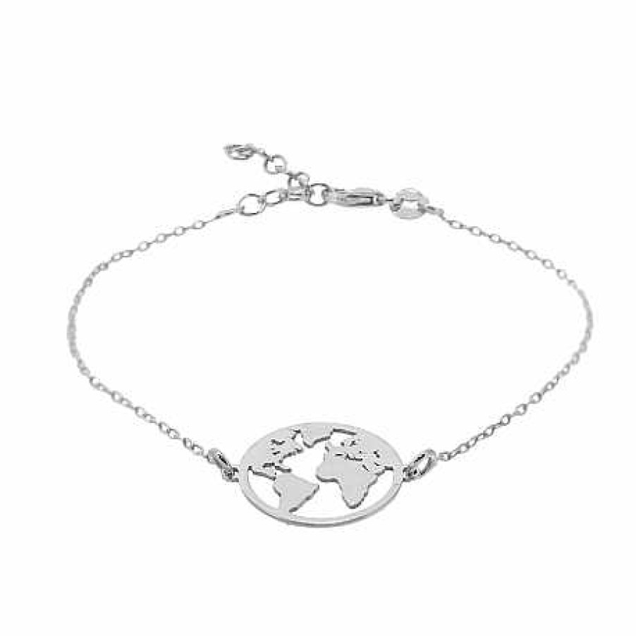 Joyas Plata Joyeria Luis Luna | Pulsera Mundo Plata