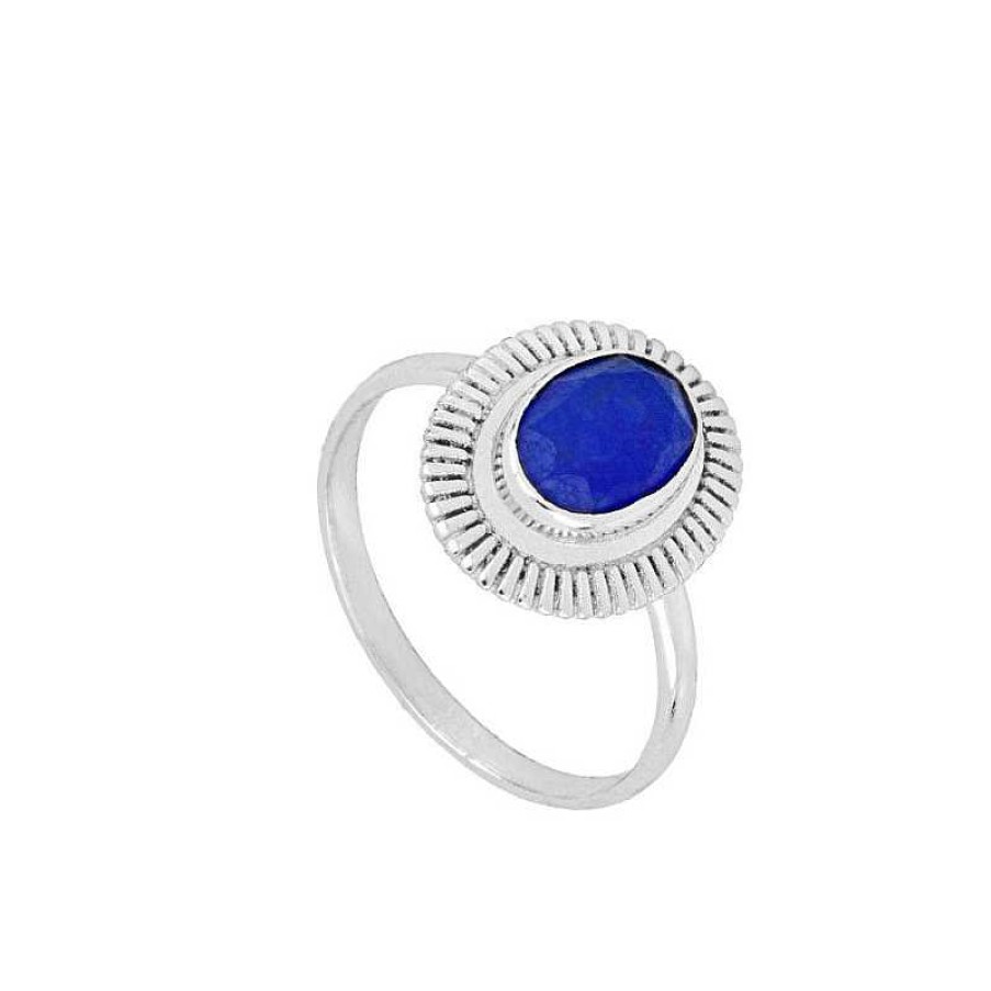 Joyas Plata Joyeria Luis Luna | Anillo Kin Blue Plata