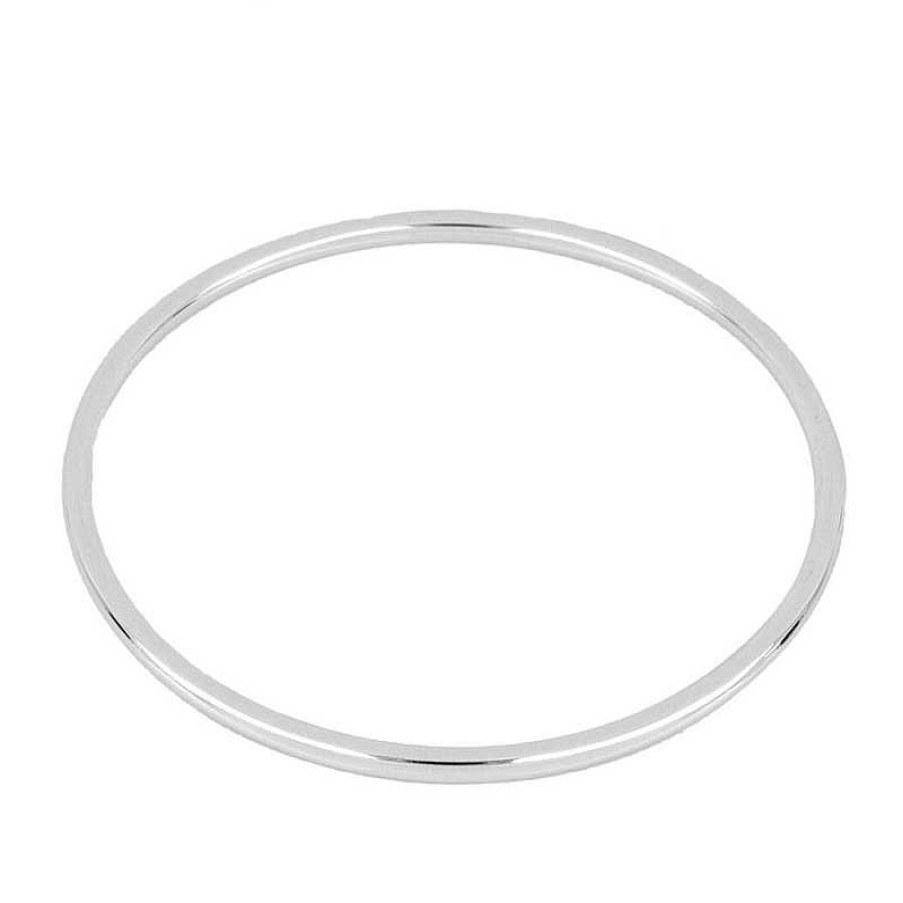 Joyas Plata Joyeria Luis Luna | Pulsera Rigid 3Mm Plata