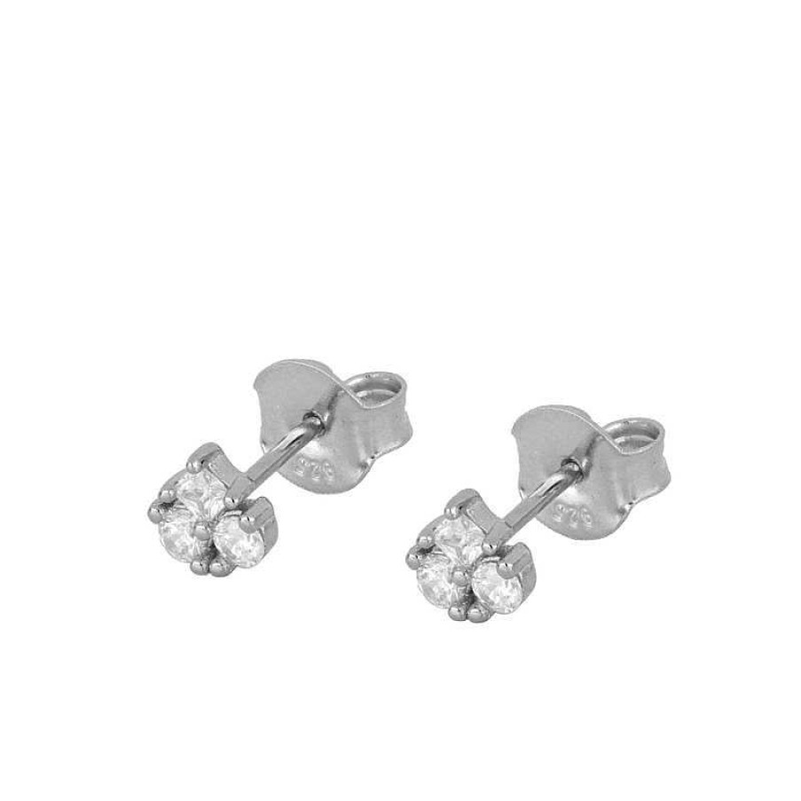 Joyas Plata Joyeria Luis Luna | Pendientes Mini Erin Plata