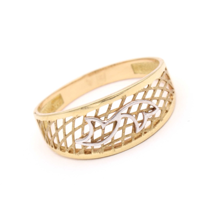 Joyas Oro 18K Joyeria Luis Luna | Anillo Delfi Oro Bicolor 18K