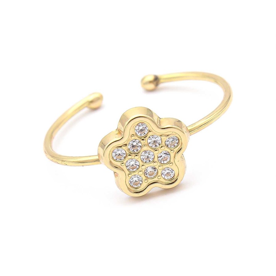 Joyas Oro 18K Joyeria Luis Luna | Anillo Flora Oro 18K