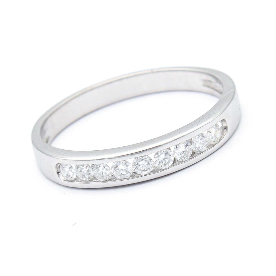 Boda Joyeria Luis Luna | Media Alianza Fain Diamantes G-Vs Oro Blanco 18K