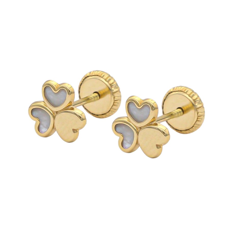 Joyas Oro 18K Joyeria Luis Luna | Pendientes Tr Bol N Car Oro 18K