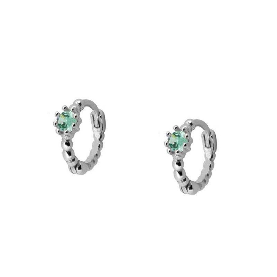 Joyas Plata Joyeria Luis Luna | Aros Vani Green Blue Plata