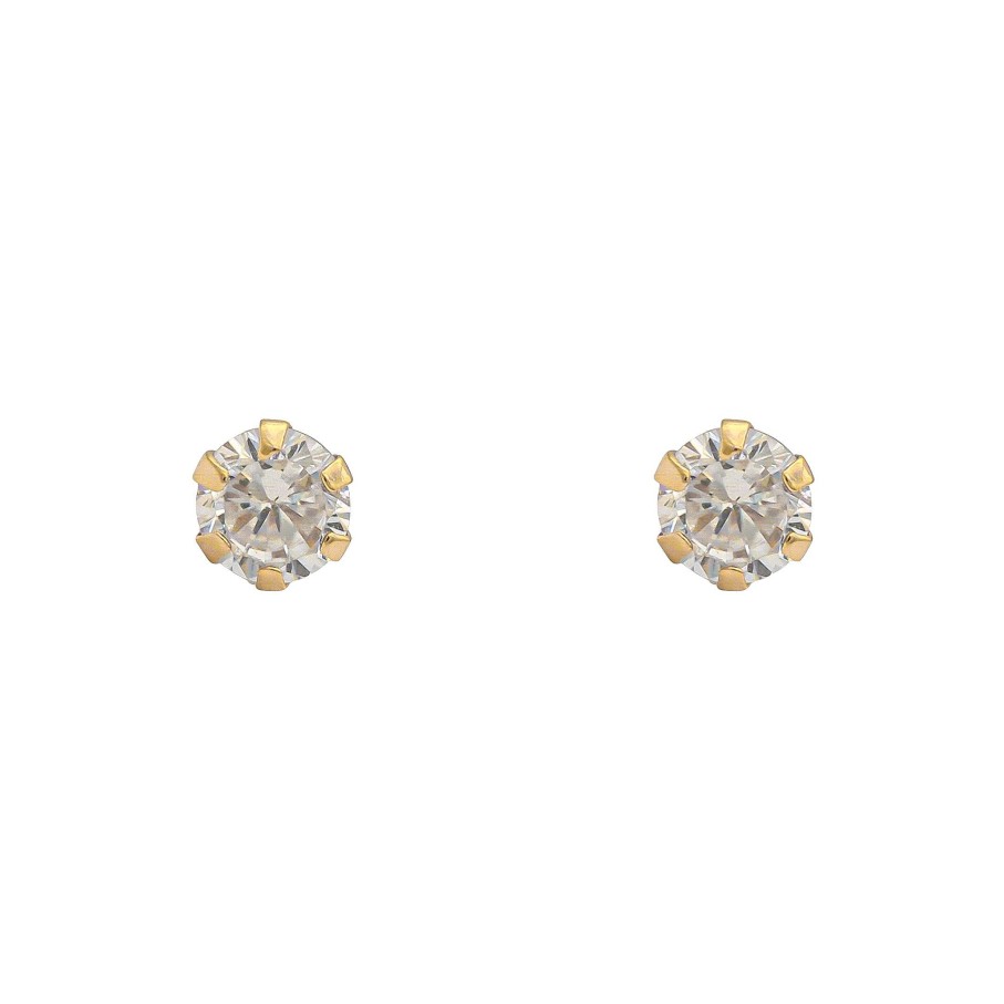 Joyas Oro 18K Joyeria Luis Luna | Pendientes Mini Claw Oro 18K