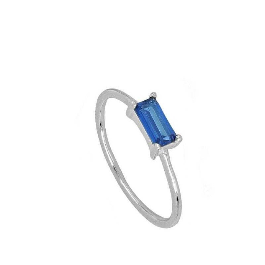 Joyas Plata Joyeria Luis Luna | Anillo Budapest Blue Plata