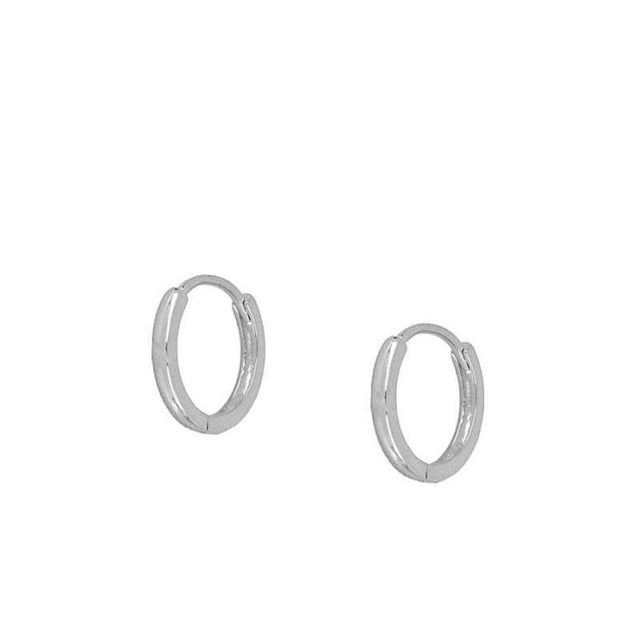 Joyas Plata Joyeria Luis Luna | Aros Lue 13Mm Plata