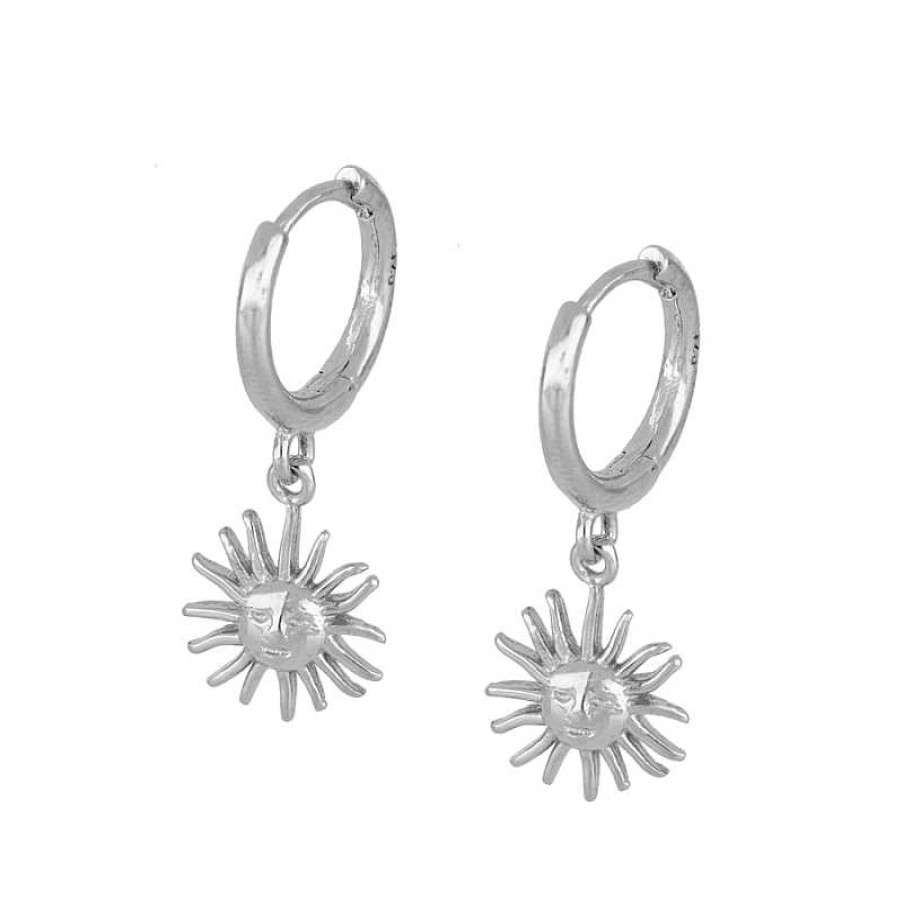 Joyas Plata Joyeria Luis Luna | Aros Sol Plata