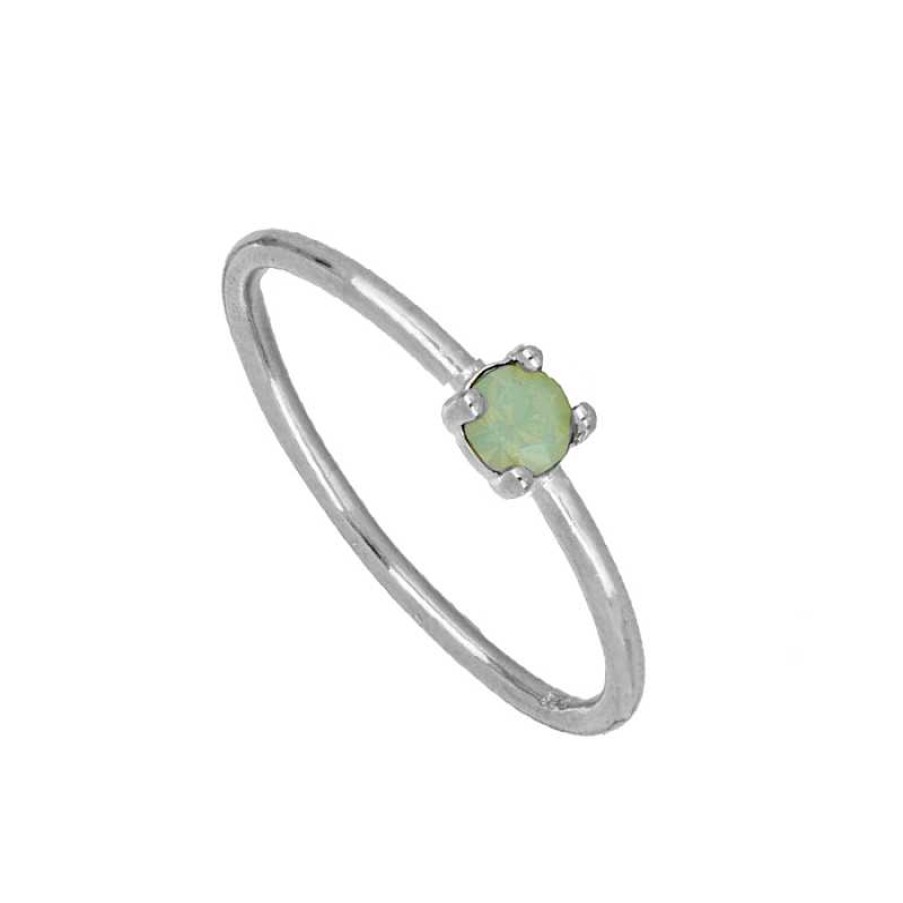 Joyas Plata Joyeria Luis Luna | Anillo Kalei Opal Plata