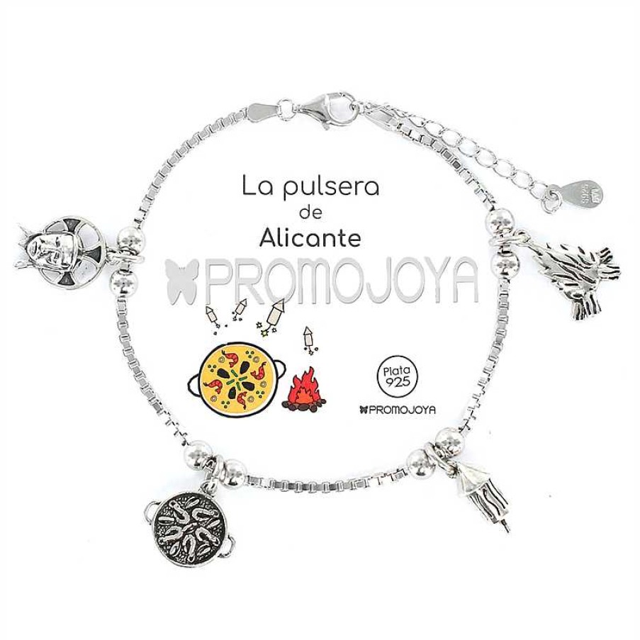 Joyas Plata Joyeria Luis Luna | Pulsera De Alicante Plata