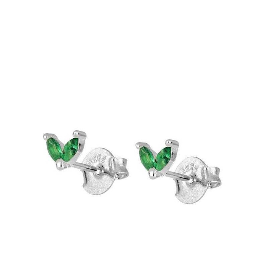 Joyas Plata Joyeria Luis Luna | Pendientes Flea Verde Plata