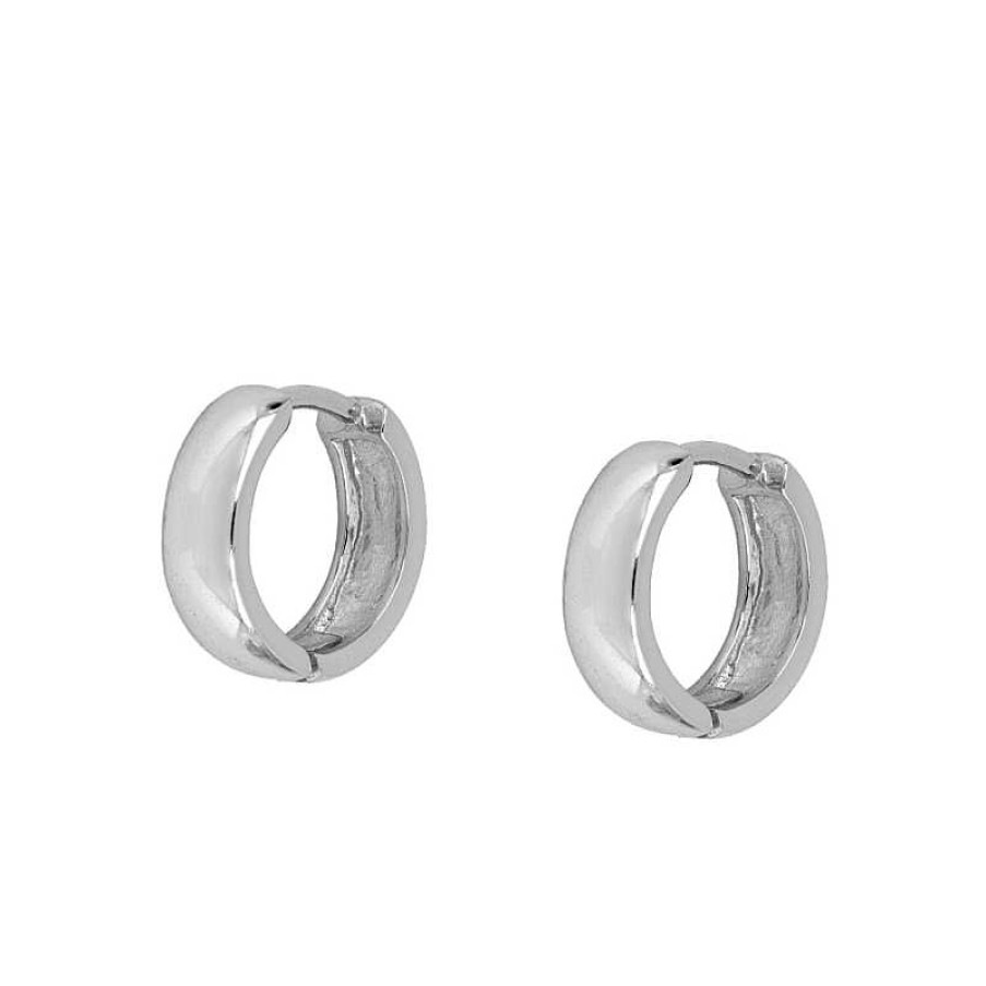 Joyas Plata Joyeria Luis Luna | Aros Grosse 14Mm Plata