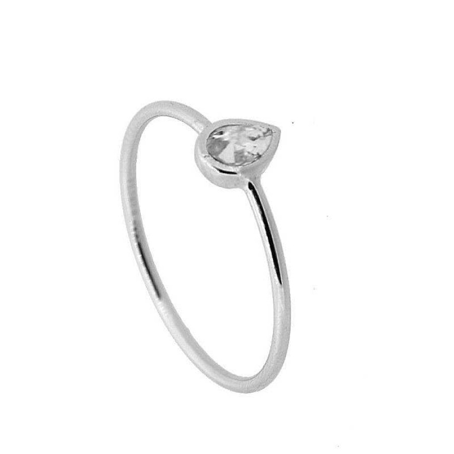 Joyas Plata Joyeria Luis Luna | Anillo Belisa Circonita Plata