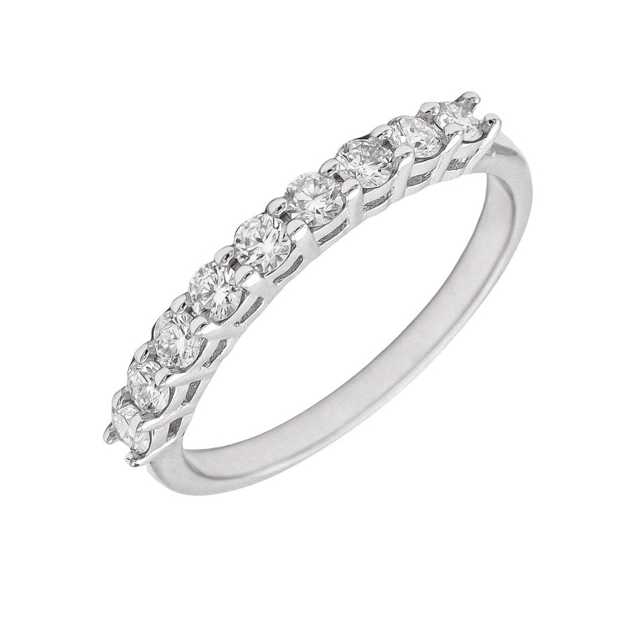 Boda Joyeria Luis Luna | Media Alianza Fantasy Diamantes G-Vs Oro Blanco 18K