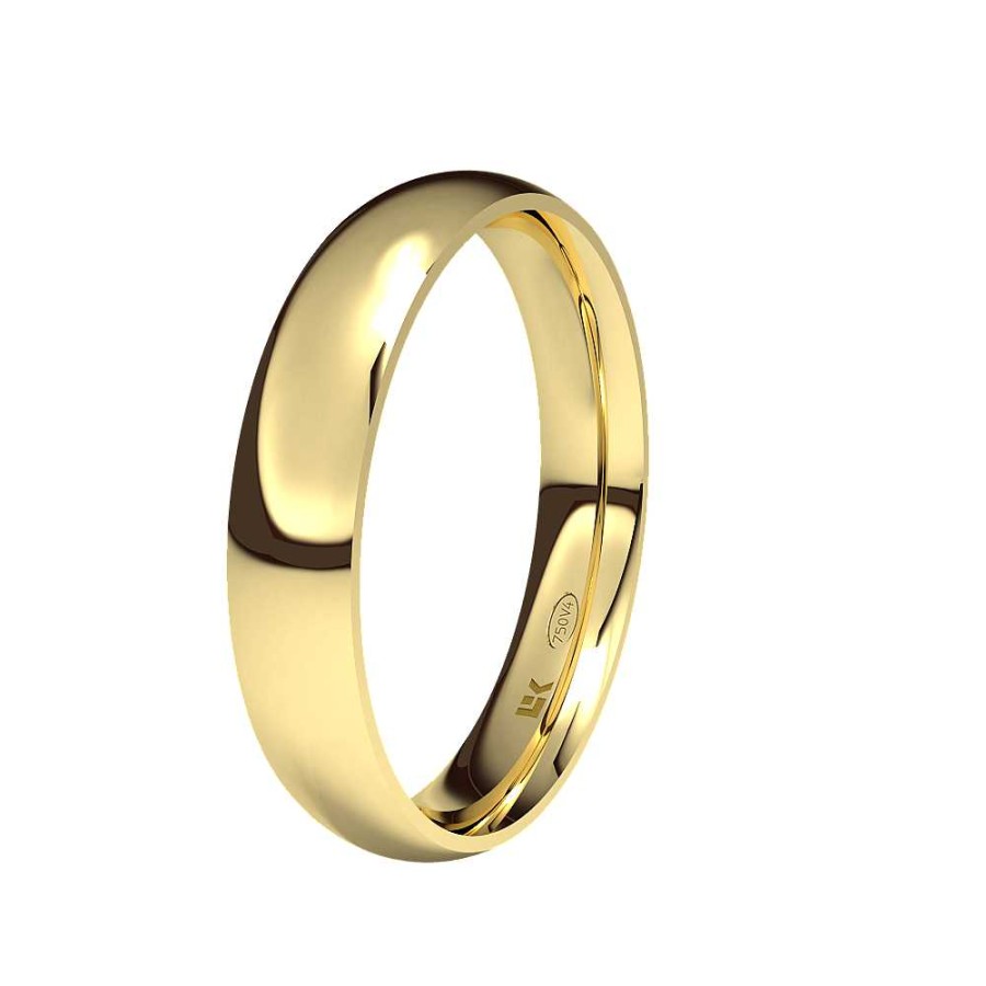 Boda Joyeria Luis Luna | Alianza Classic 4Mm Eleka Oro 18K