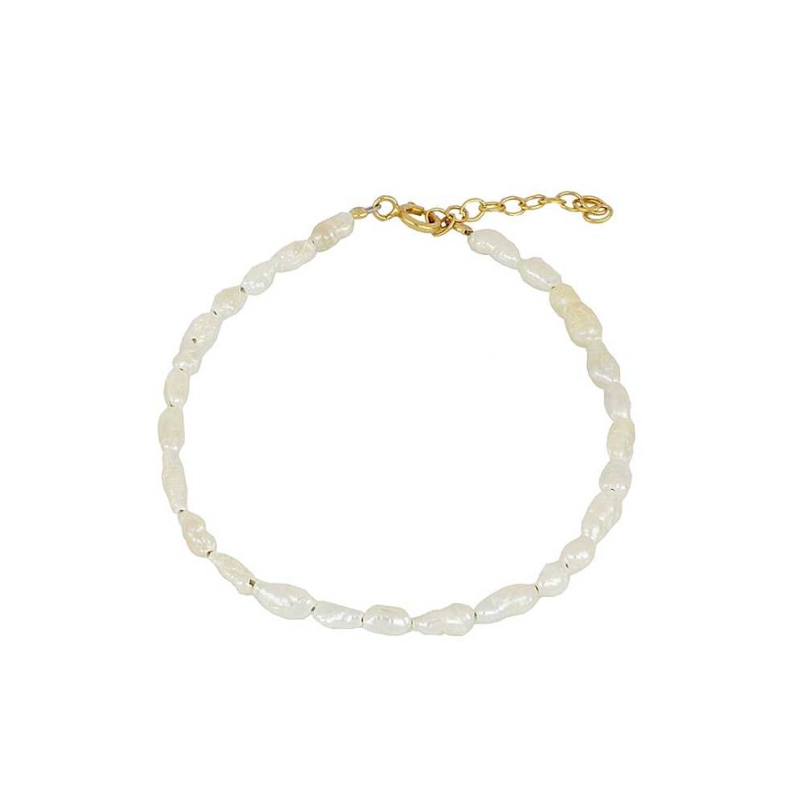 Joyas Plata Joyeria Luis Luna | Pulsera Small Keshy Plata Dorada