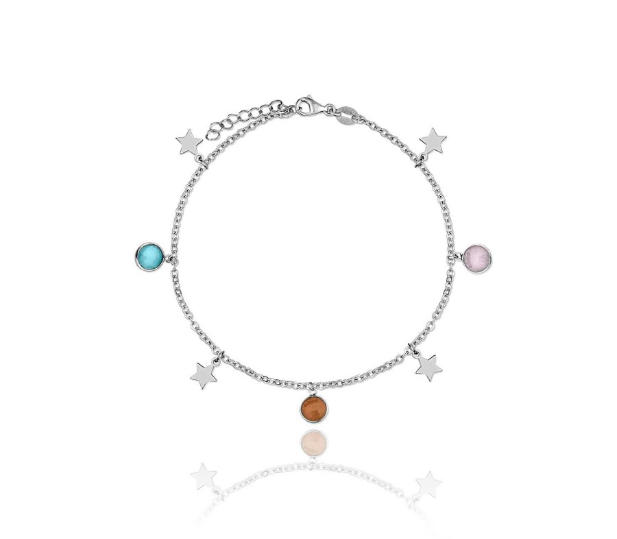 Joyas Plata Joyeria Luis Luna | Pulsera Estrellada Plata