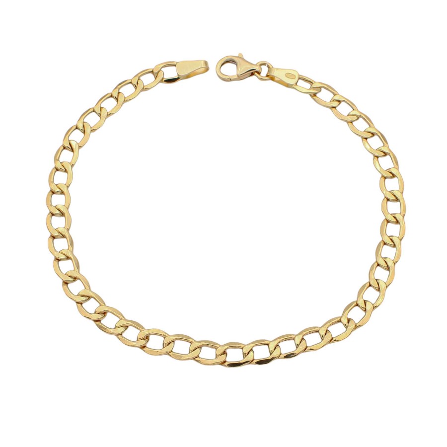 Joyas Oro 18K Joyeria Luis Luna | Pulsera Barbada Oro 18K