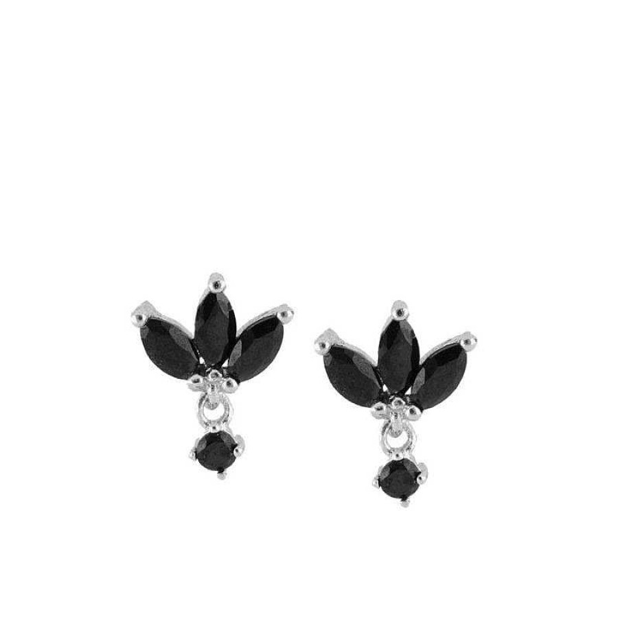 Joyas Plata Joyeria Luis Luna | Pendientes Casmir Black Plata