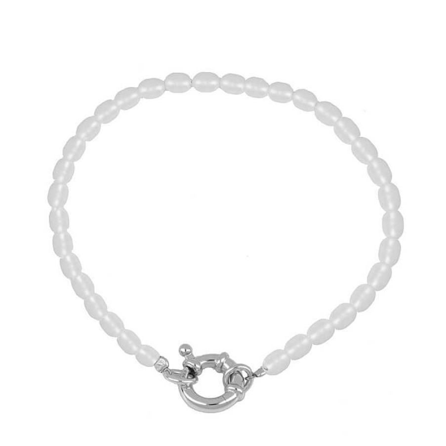 Joyas Plata Joyeria Luis Luna | Pulsera Anisa Perla Plata