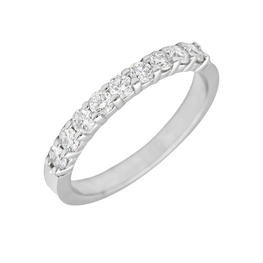 Boda Joyeria Luis Luna | Media Alianza Frida Diamantes 0,50Ct Df-Vs1 Oro Blanco 18K