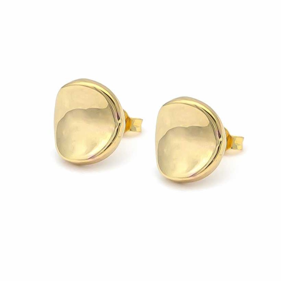 Joyas Oro 18K Joyeria Luis Luna | Pendientes Leven Brillo Oro 18K